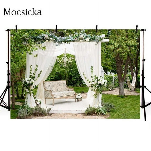 Spring Photography Background Wedding Venue Decoration Props Bridal Shower Valentine Portrait Photo Backdrop Studio