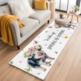 thumbnail image 1 of Spring Pig 2'x6' Runner Rug, Butterfly Botanical Floral Summer Washable Non-Slip Area Rugs for Hallway Kitchen Floor Bedroom Entryway, StainResistant Laundry Carpet Decoration Indoor Mat, 1 of 9