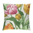 thumbnail image 1 of Spring Pillow Cover Farmhouse Floral Throw Pillowcase Spring Summer Outdoor Decorative Cushion Case for Sofa Couch Home Bed Decorations, 1 of 5
