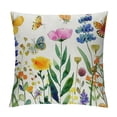 thumbnail image 1 of Spring Pillow Cover Floral Decoration Holiday Farmhouse Pillow Case Decor for Home Sofa Couch, 1 of 5