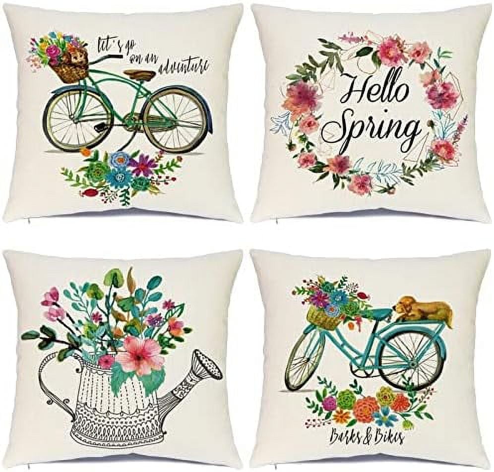 Spring pillow covers 18x18 new arrivals