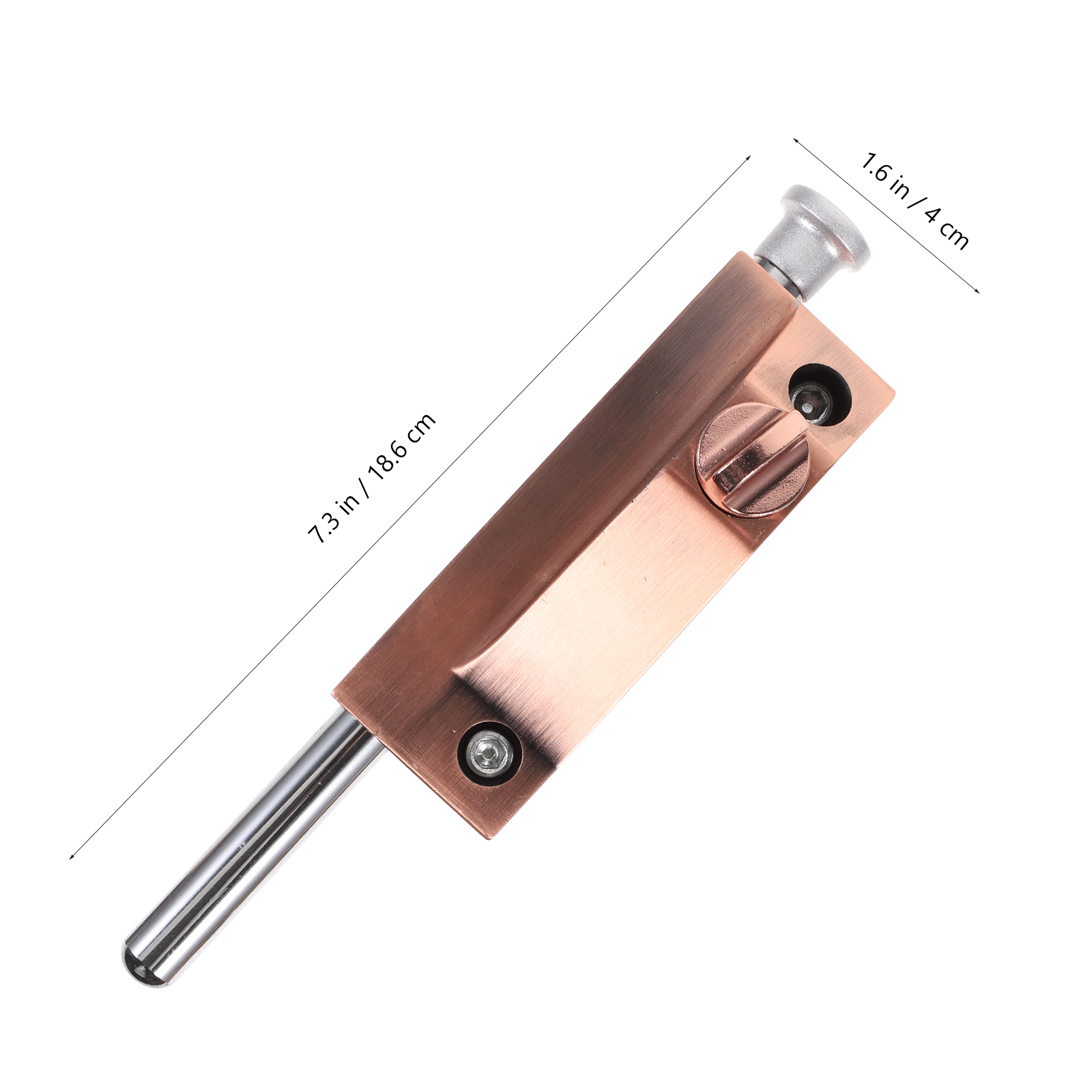 Spring Pin Latch Door Bolt Automatic Rotating Door Lock Spring Bolt With Button