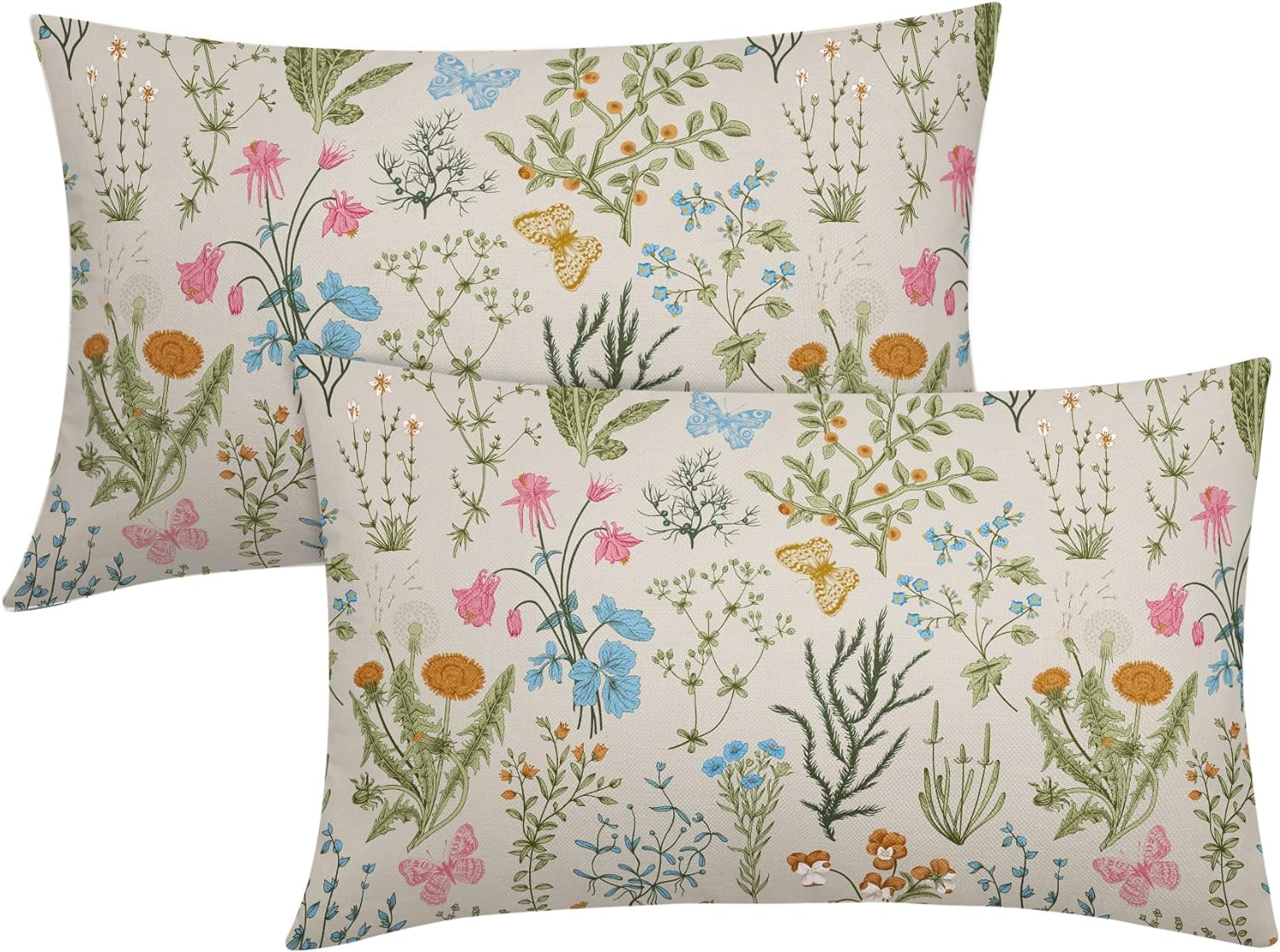 Lumbar Pillow Covers 12x20