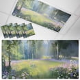 thumbnail image 1 of Spring Pink Flowers Fluorescent Light Covers Green Grass Tree Fantasy Oil Paintings Magnetic Light Filters Ceiling Lighting Panel Shade for Classroom Office Home 2 x 4 ft, 4 Pack, 1 of 9