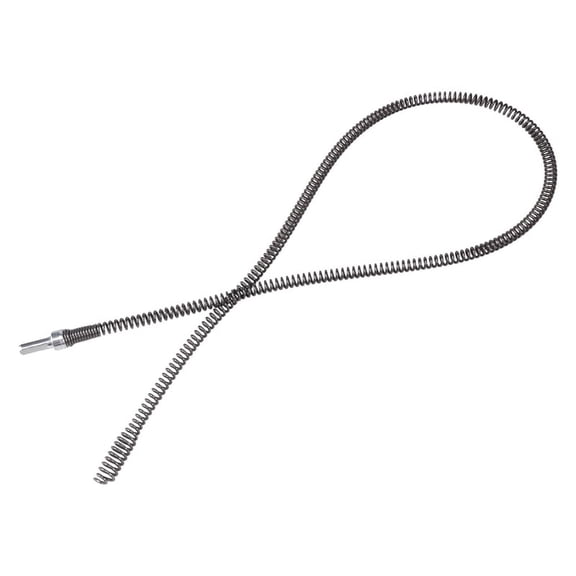 Spring Pipe Dredging Tools Drain Cleaner Sewer Sinks Basin Pipeline Clogged Remover Bathroom Toilet Cleaning Tools,1 * Drain Dredging Spring 1 * Electric drill connector,black