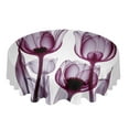 thumbnail image 1 of Spring Plant Wild Flower Butterfly Round Table Cloth Waterproof Wedding Holiday Tablecloth Coffee Table Decor Table Cover, 1 of 7