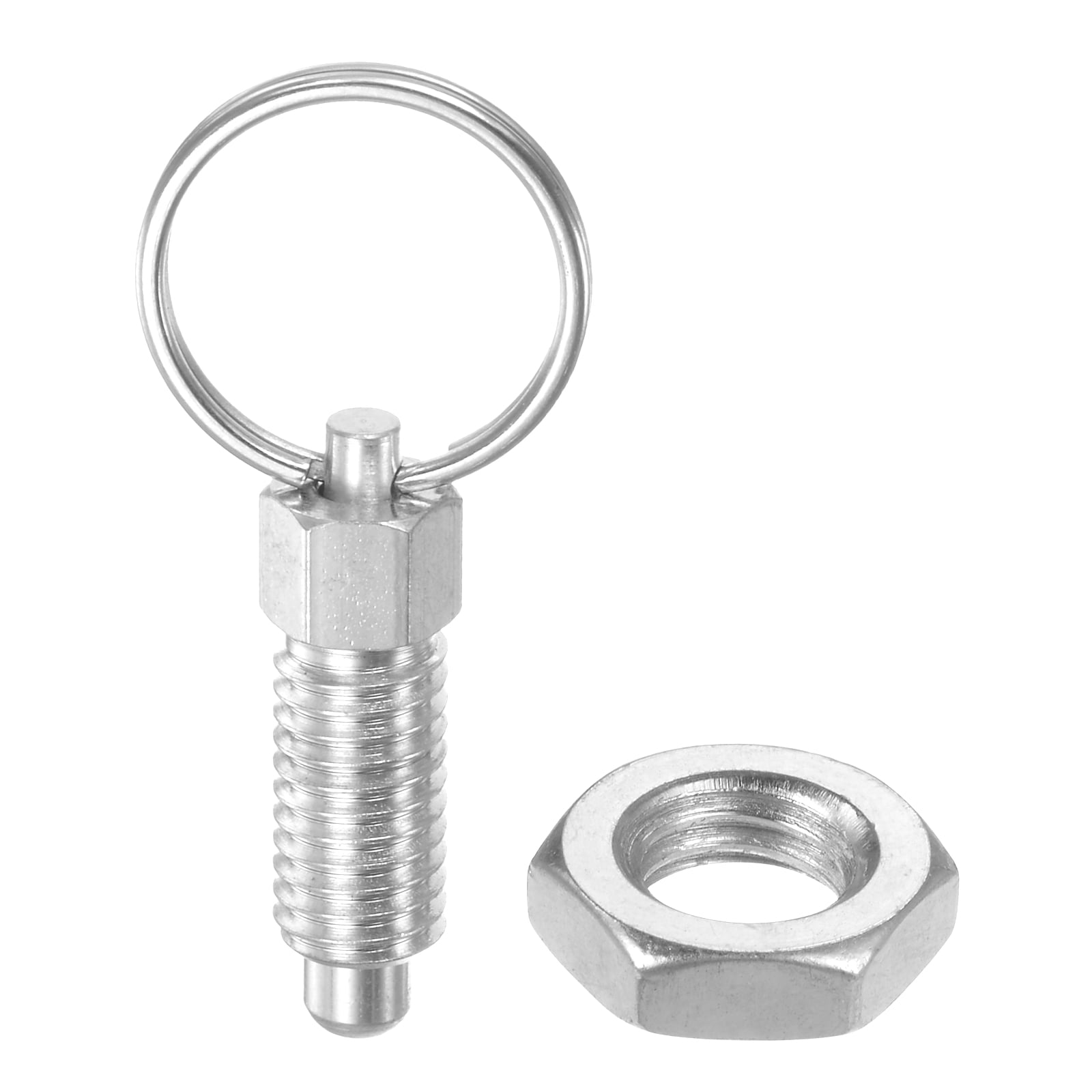 Spring Plunger 5/16˝18 Thread Size with Pull Ring Round Head