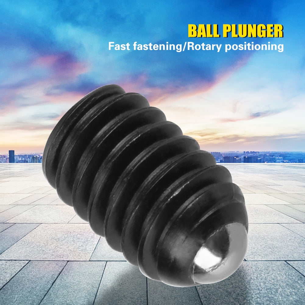 Spring Plunger Steel Plunger 10pcs M4 Screw Thread Hex Socket Carbon