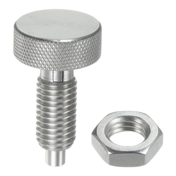 Spring Plunger with Knurled Handle M12*1.75 Pin Dia.6mm Release Pins Stainless Steel Non-Locking