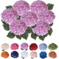 thumbnail image 1 of Spring Porch Refresh Hydrangea (1Pack 7 Bunchs), Odorless, UV Protected, 630 Small Flowers Per Stem, Artificial Outdoor Flowers for Decorating Courtyards, Corridors and Porches, 1 of 7