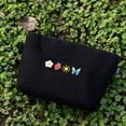 thumbnail image 1 of TSANTA Canvas Cosmetic Pouch with Zipper, Makeup & Toiletry Organizer for Travel and Everyday Use (Spring), 1 of 4