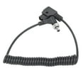 Spring Power Wire with Lock Black Plastic DTAP Plug to DC Port