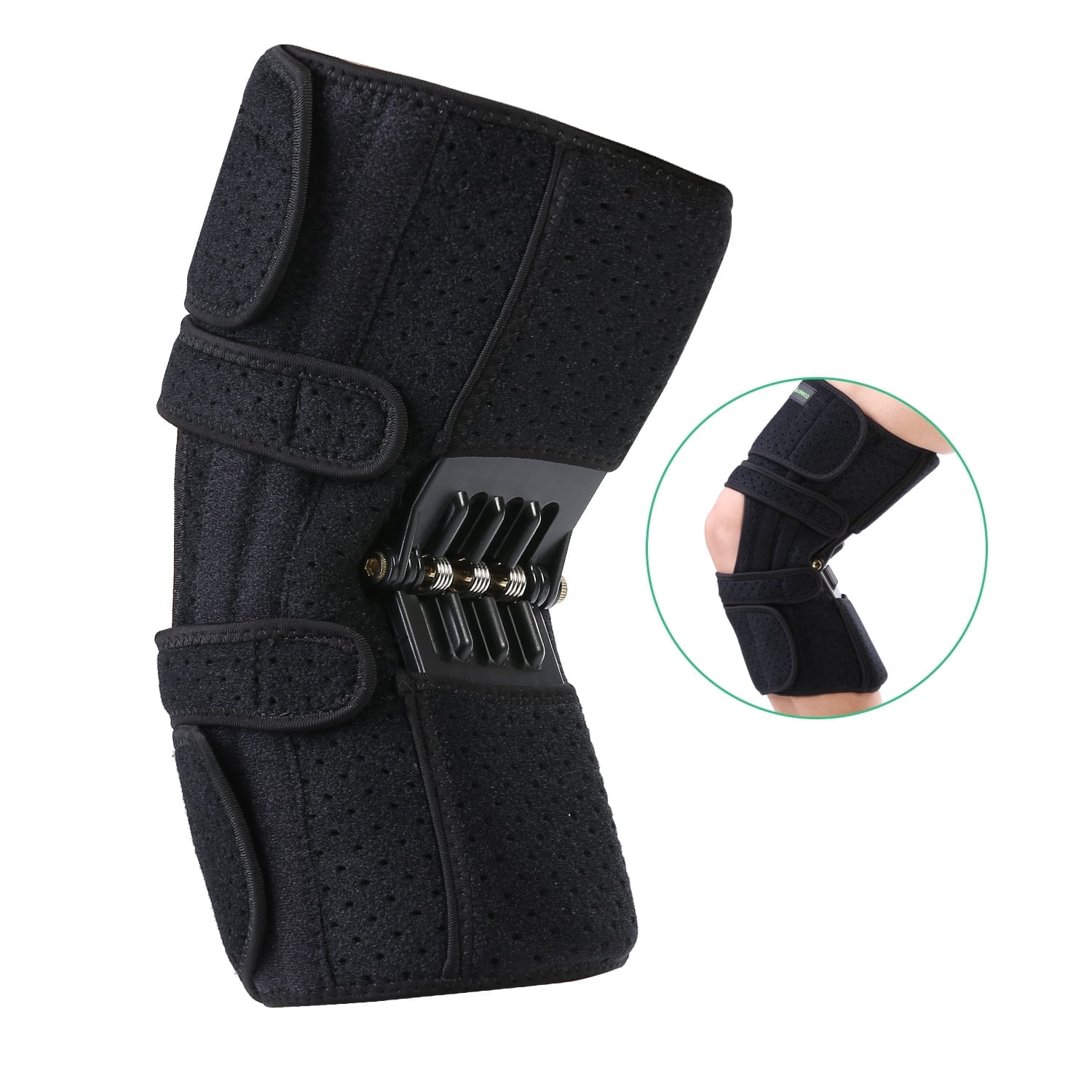 JOMECA Knee Booster Brace, Spring Powered Knee Assistive Device for ...