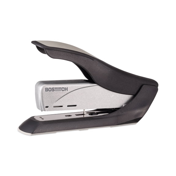 Spring-Powered Premium Heavy-Duty Stapler, 65-Sheet Capacity, Black/silver | Bundle of 2 Each