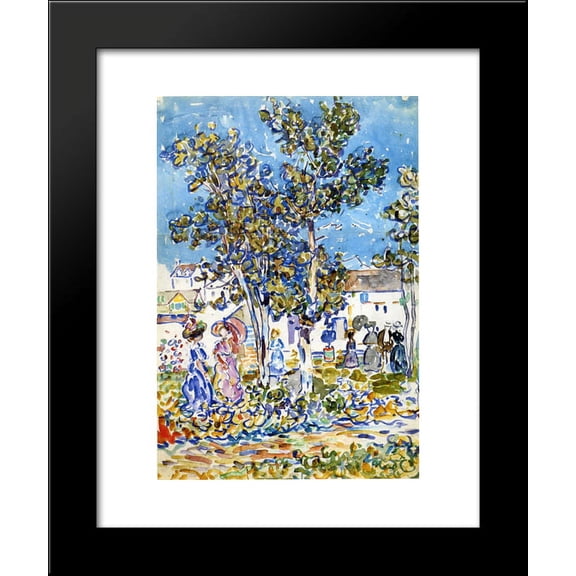 Spring Promenade 20x24 Framed Art Print by Prendergast, Maurice