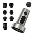 thumbnail image 1 of Spring Pull Down Kitchen Faucet Head Replacement for Kitchen Faucet, 3-Modes & 7 Adapters Brushed Nickel Finished, 1 of 9