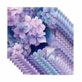 thumbnail image 1 of Spring Purple Hydrangea Cloth Napkins, Country Flowers Garden Plants Washable and Reusable Dinner Napkins Set of 8, Table Napkin for Kitchen Party Birthday Wedding Hotel Housewarming 20"x20", 1 of 9