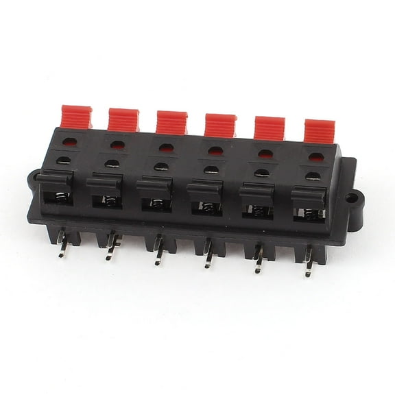 Spring Push Type 12 Position Audio Speaker Terminal Junction Box Board