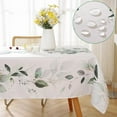 thumbnail image 1 of Spring Rectangle Tablecloth, 60x84 Inches, Watercolor Wild Flowers Spillproof Wrinkle Free Machine Wash Polyester, Floral Oblong Table Cloth for Indoor/Outdoor & Spring/Summer Daily Use, 1 of 1