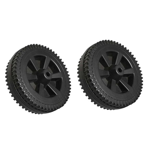 Spring Replacement 7 Inch Grill Wheels for Charbroil Gas Grills and Compatible Barbecue Grills 2 Piece Heat Resistant Plastic Material 177MM