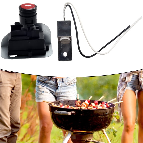 Spring Replacement Ignition Kit ForWeber Q1200 Q2200 Series Gas Grills Model 64868 With Button And Electrode BBQ Tools Accessories