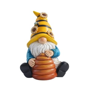 Spring Resin Garden Bumble Bee Themed Decorations Honey World Day Gifts Summer Lawn Garden Porch Sculptures & Statues Decorations Summer Statues Garden Decoration Birthday Gift
