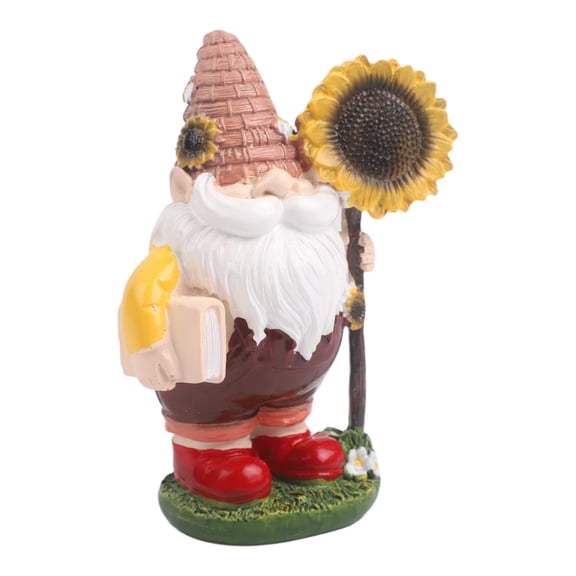Spring Resin Garden Gnome with Weather Resistant Finish Long Lasting Decoration A