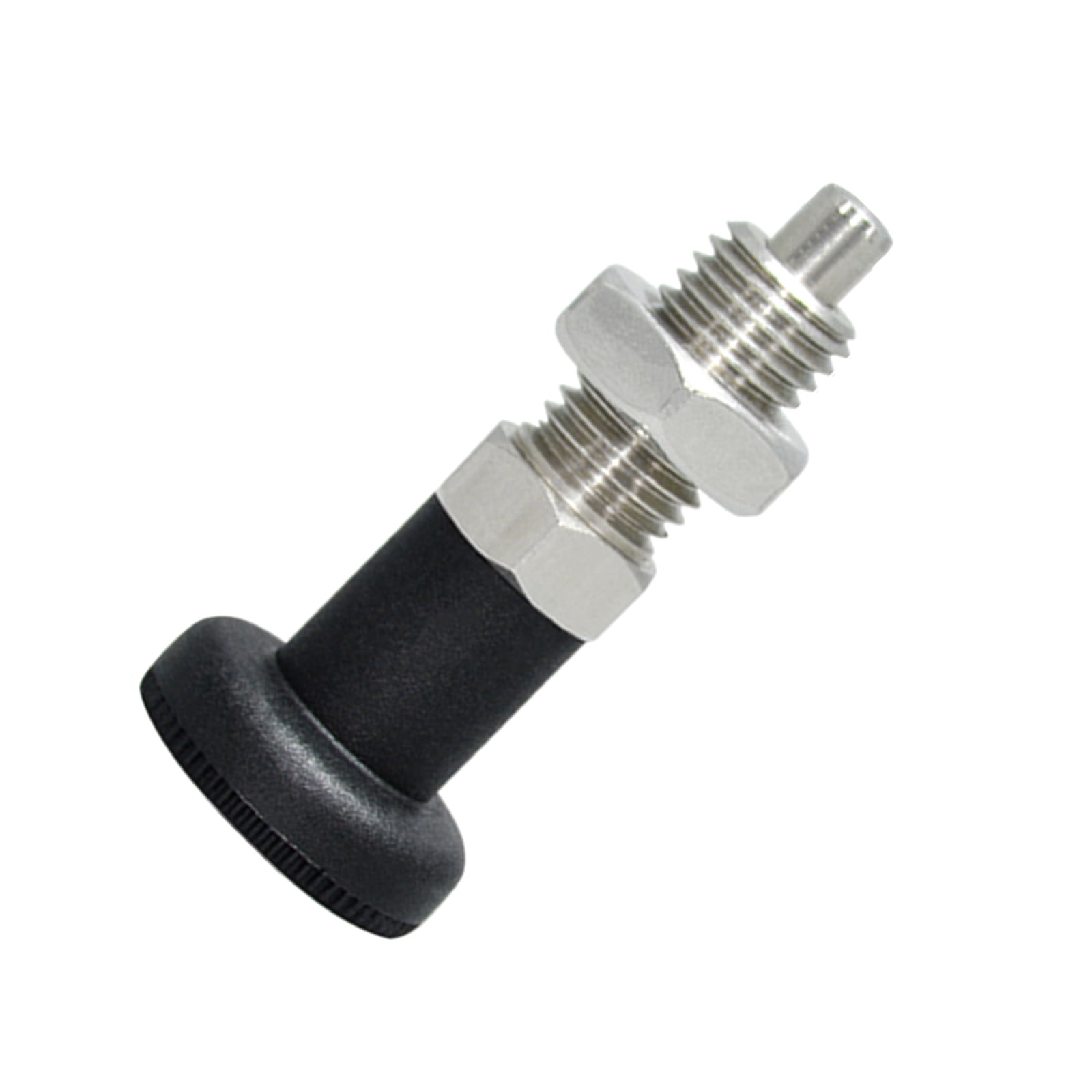 HOMSFOU 2pcs Spring Plunger Indexing Pin Durable Pulling Ring Design