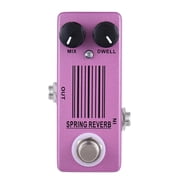 Spring Reverb Guitar Effect Pedal Lightweight True for Bass Recording