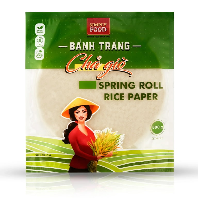 Spring Roll Paper (8.5 Inches) — Rice, Noodles and Rice Paper