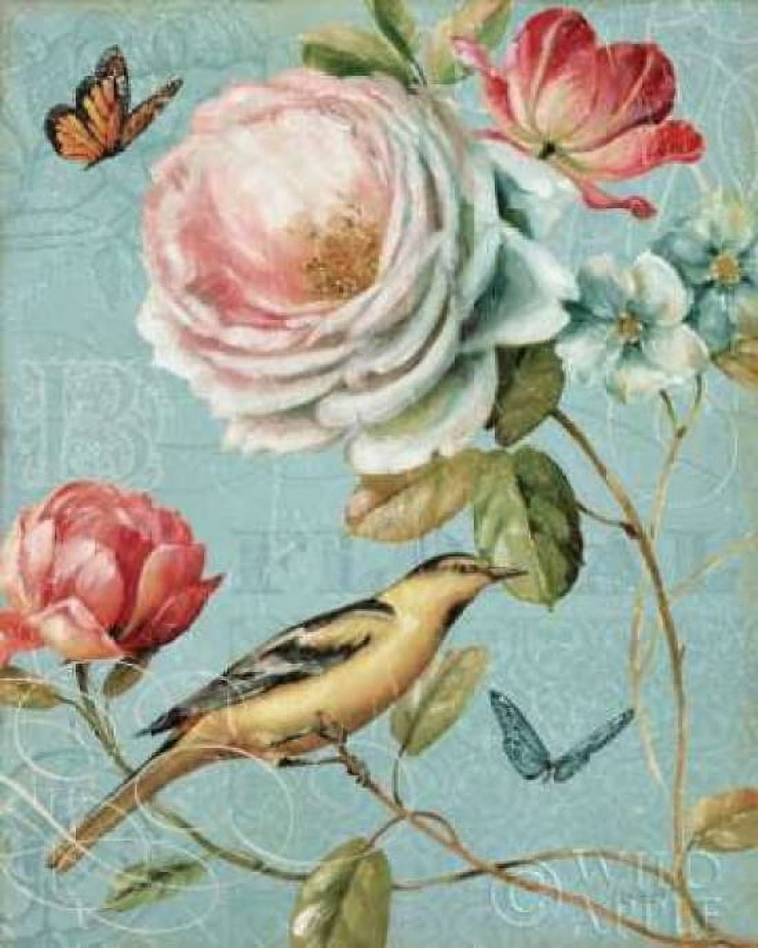 Spring Romance II Canvas Art - Lisa Audit (24 x 30)