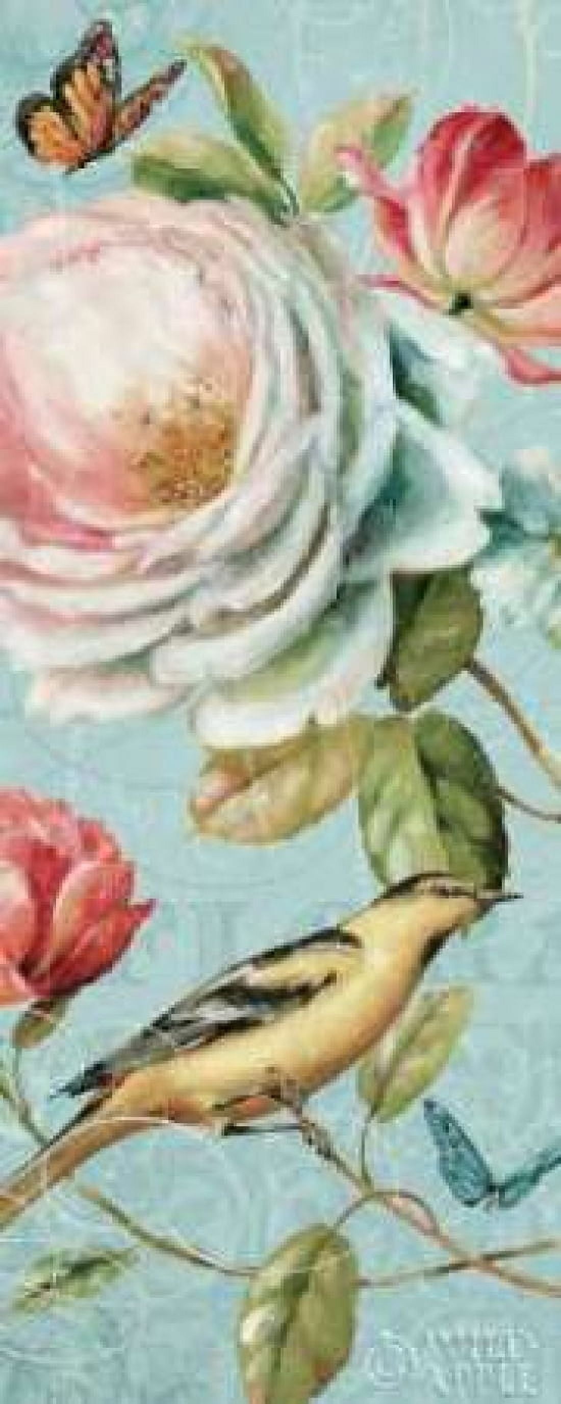 Spring Romance II Canvas Art - Lisa Audit (24 x 48)