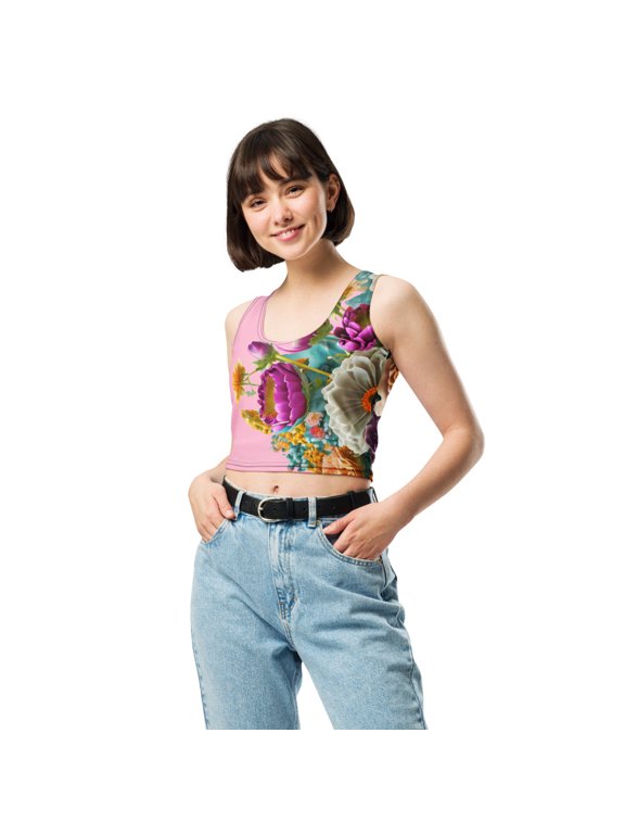 Spring Rose Crop Top (XL)