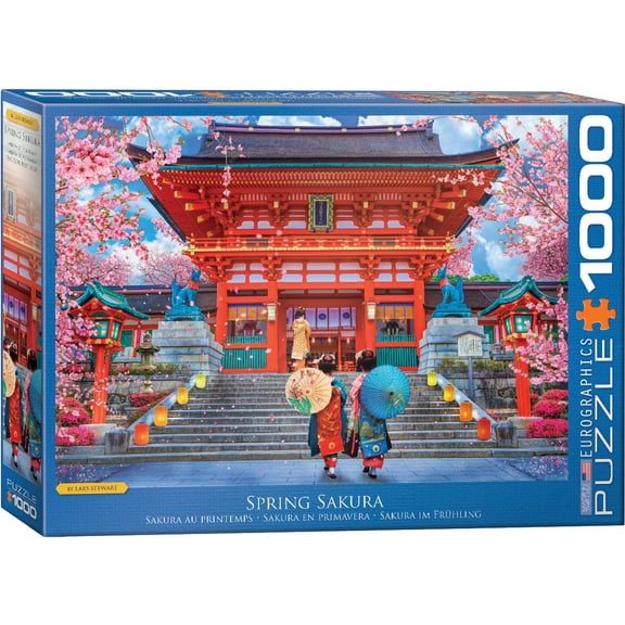 Spring Sakura by David McLean 1000 Piece Jigsaw Puzzle