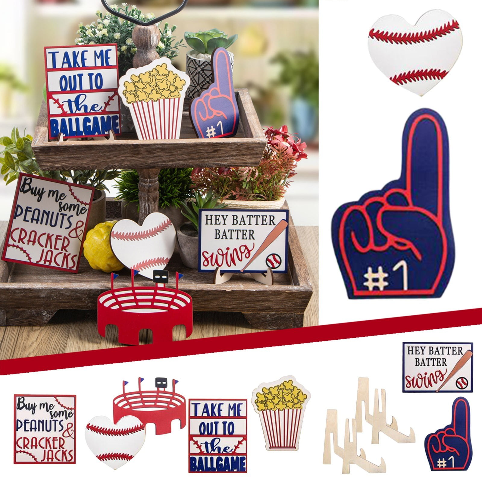 Spring Saving Clearance American Baseball Sports Set Layered Pallet