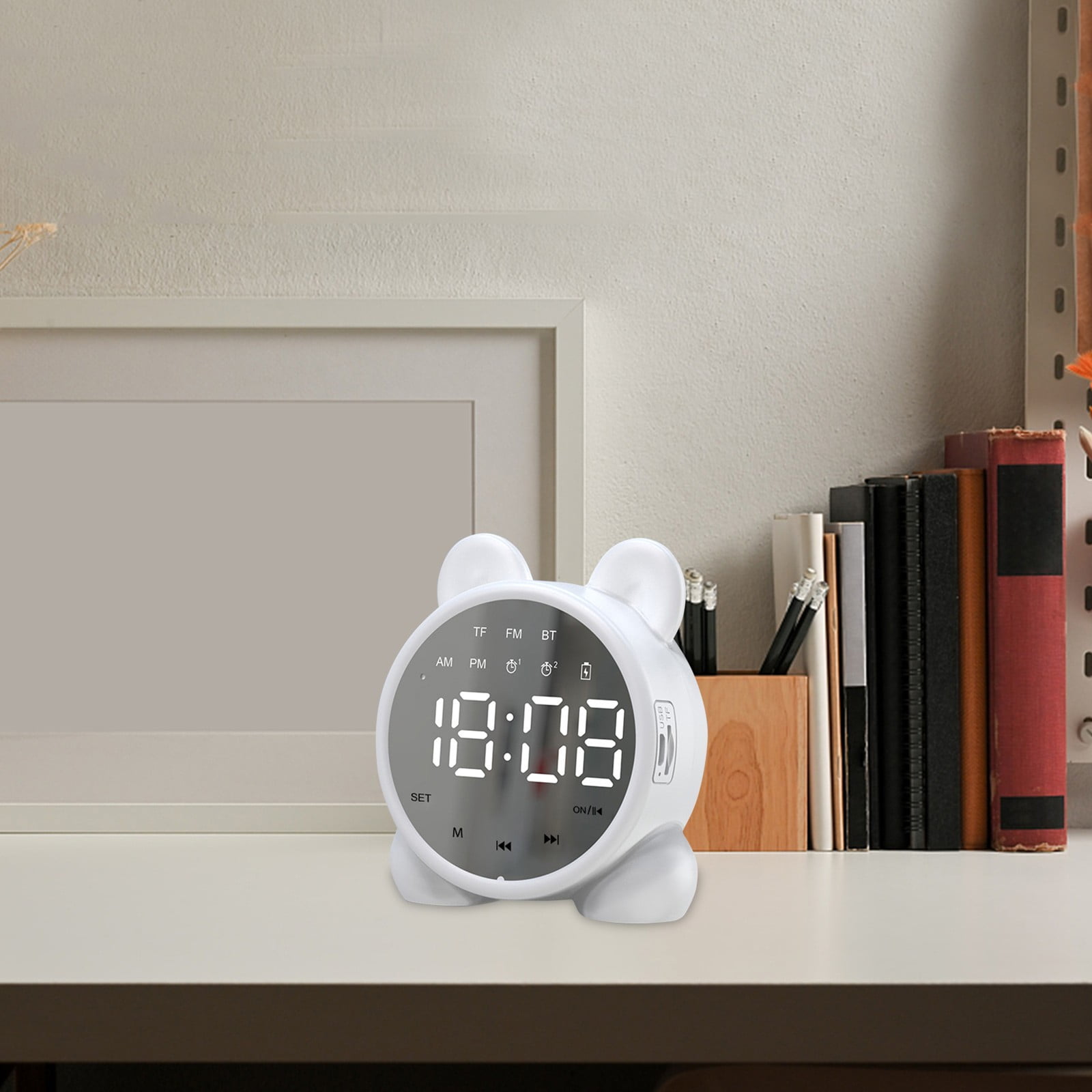 Spring Saving Clearance Digital Alarm Clocks with Bluetooth Speaker