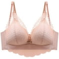 thumbnail image 1 of Spring Saving GaThRRgYP Bras for Women Push Up,Women's Fashionable Lace Strapless Underwear with Front Buckle and Postpartum Feeding To Sagging.Pregnant Women's Bras are Thin and Lightweight, 1 of 4
