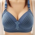 thumbnail image 1 of Spring Saving GaThRRgYP Bras for Women Plus Size,Woman's Solid Color Fashion Bowknot Comfortable Hollow Out Bra Underwear No Rims, 1 of 9