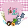 thumbnail image 1 of Spring Saving GaThRRgYP Easter Shirts for Women,Women's Fashion Crewneck Printed Short Sleeve T-shirt Casual Loose Shirt Tops, 1 of 6