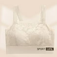 thumbnail image 1 of Spring Saving GaThRRgYP Lingerie Women,Women's Solid Color Fashion Lace Gathering Large Chest without Steel Ring Back Underwear Daily Bra, 1 of 3