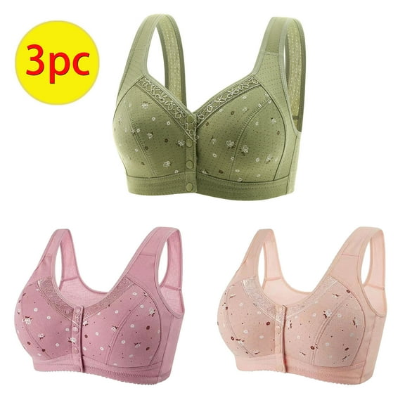 Spring Saving GaThRRgYP Lingerie for Women Plus Size,Woman's Comfortable Lace Breathable Bra Underwear No Rims