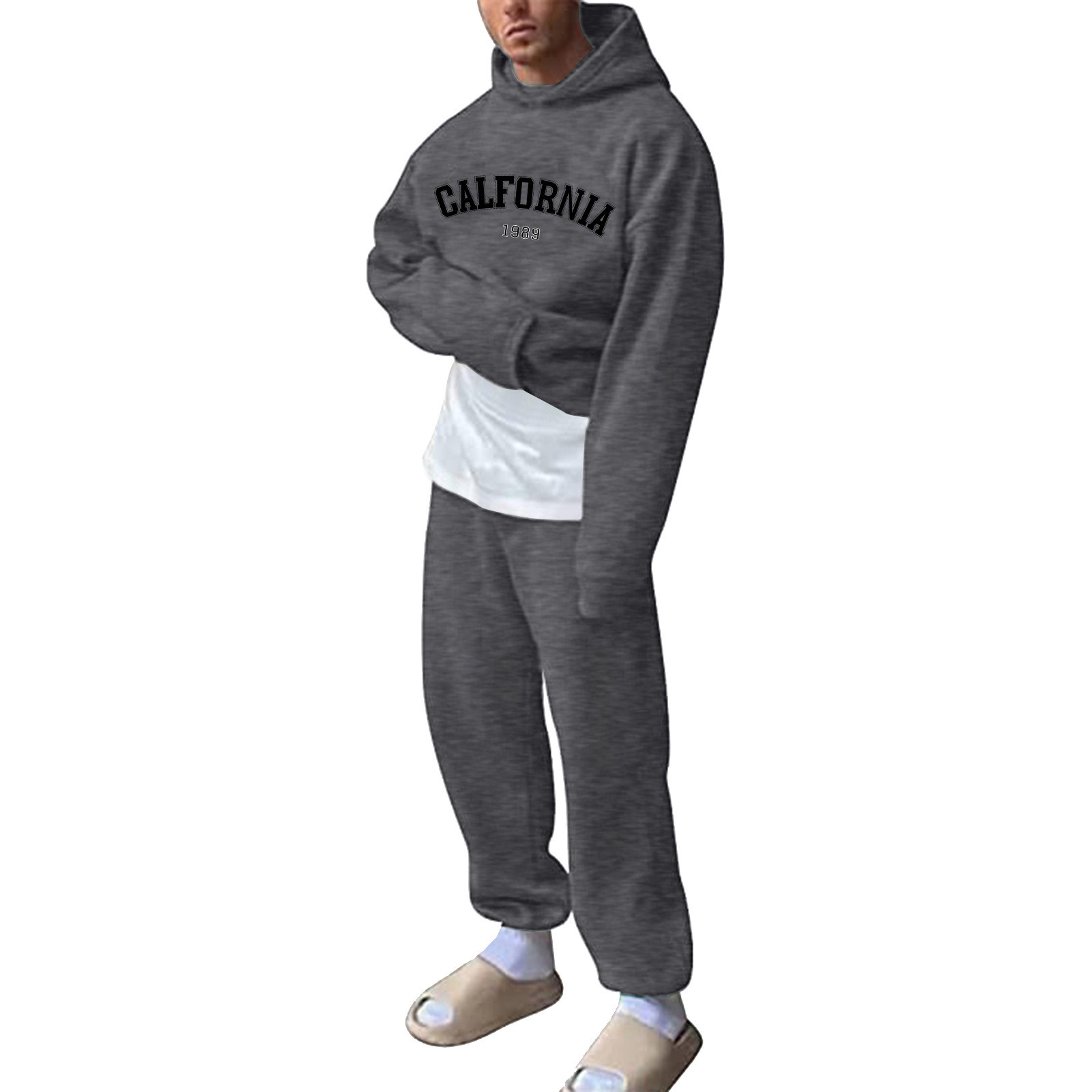 Spring Saving GaThRRgYP Mens Hoodies Clearance,Men Casual Pullover Hooded Sports Print Long