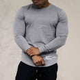 thumbnail image 1 of Spring Saving GaThRRgYP Mens Long Sleeve Shirts,Men's Sports Running Cotton Stretch Long-sleeved T-shirt Plus Size, 1 of 8