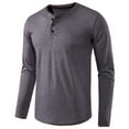 thumbnail image 1 of Spring Saving GaThRRgYP Mens Sweatshirts Clearance,Men Long-Sleeve Beefy Muscle Basic Solid Pure Color Blouse Tee Shirt Top, 1 of 4