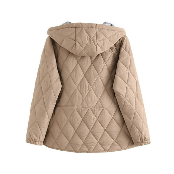 Spring Saving GaThRRgYP Womens Coats Outerwear Plus Size,Women Warm Pocket Coat Turn Down Collar Long Jacket Winter Down Parkas