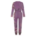 thumbnail image 1 of Black*Friday Deals 50% Off Clear!GaThRRgYP Spring Tops for Women 2025,Womens Tops Short Sleeve Pullover,Women Loose Two-piece Sets Solid Long Sleeve Tops Casual Pants Sweatsuit, 1 of 5