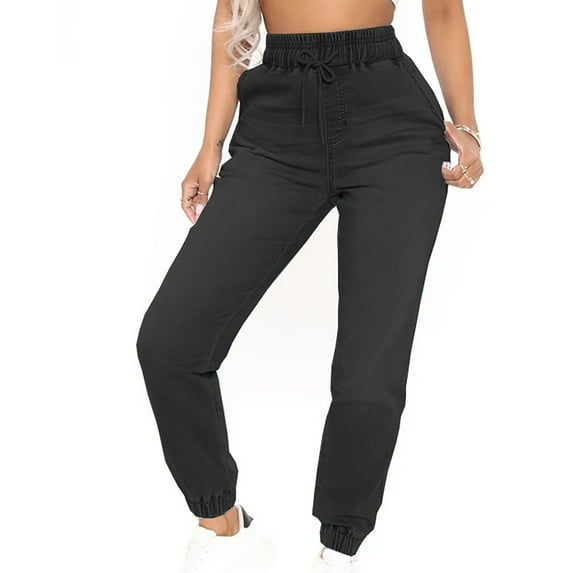 GaThRRgYP Womens Pants with Pockets,Women Casual Jeans Full Length Pants Jeans Fashion Harlan High Waist Jeans Trousers Pant