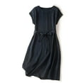 thumbnail image 1 of Spring Saving GaThRRgYP Womens Short Dresses for Summer,Women's Standing Neck Embroidered Cotton and Dress Women's Literature Retro Flowing Long Dress, 1 of 4