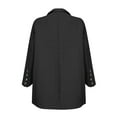 thumbnail image 1 of GaThRRgYP Plus Size Tops for Women,Womens Tops Dressy Blouse,Women Solid Long Sleeve Tops Cardigan Coat Pockets Long Pants Suit, 1 of 4
