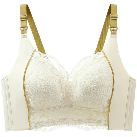 Spring Saving GaThRRgYP Womens,Women's Bra Wire Free,Women's Fashion Lace Strapless Underwear Gathered and Dropped Women's Bra Shows Slim Style